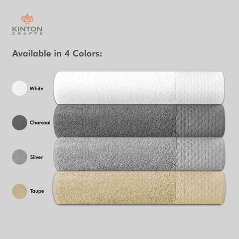 Classic Premium Quality Super Absorbent And Soft Cotton Towel Set Of 6